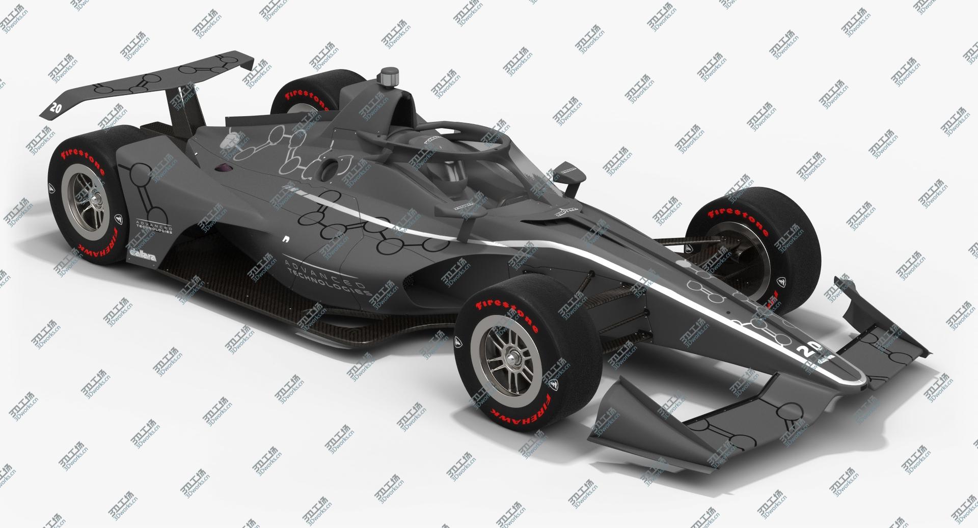 images/goods_img/202104094/Dallara DW12 Aeroscreen 2020 Speedway Race Car 3D/3.jpg